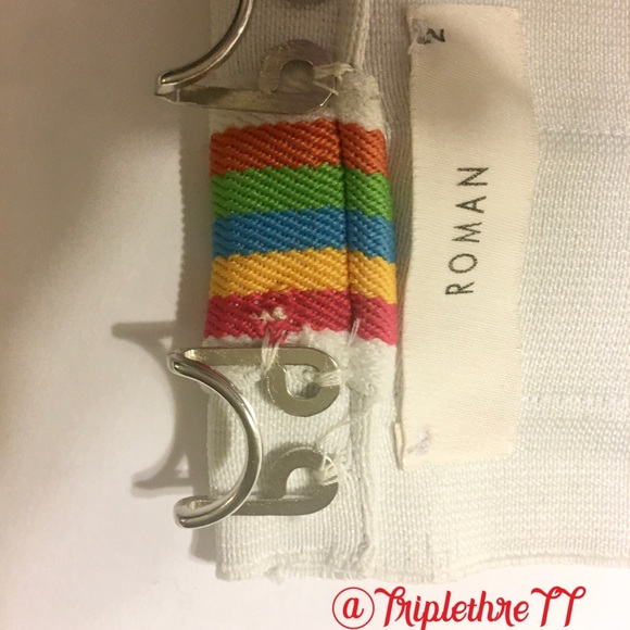 ROMAN Floral Knit Belt - Picture 5 of 8